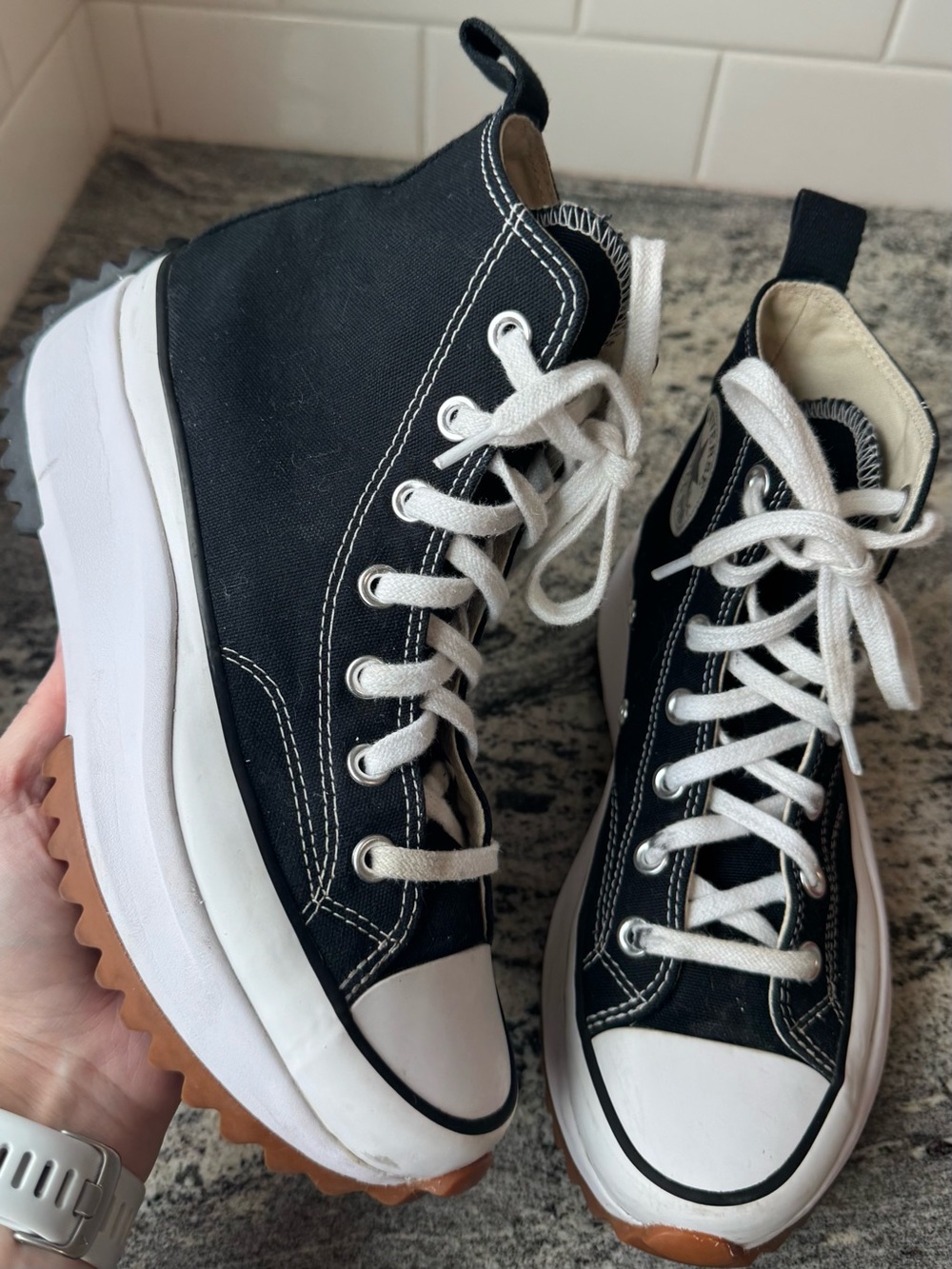 Converse Run Star Hike Platform High Top. Women’s 7.5. VGUC.